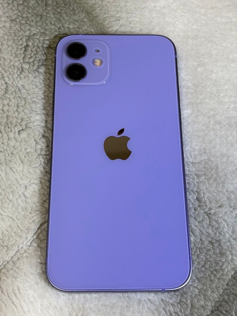 iPhone12 256gb 美品 パープル SIMフリー 79%