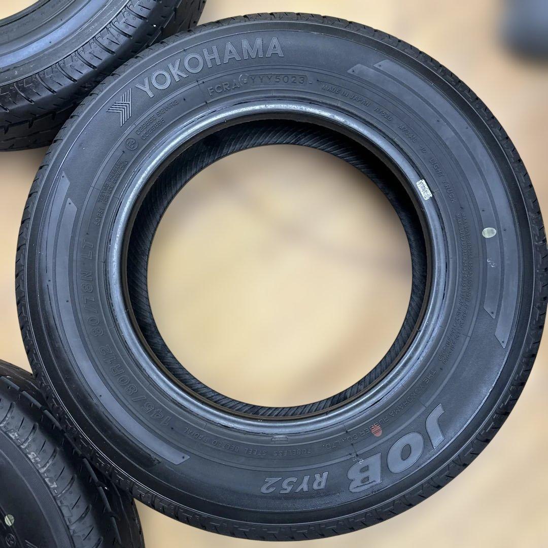 ヨコハマ　145/80R12 夏用タイヤ　2023年　4本(0-58)