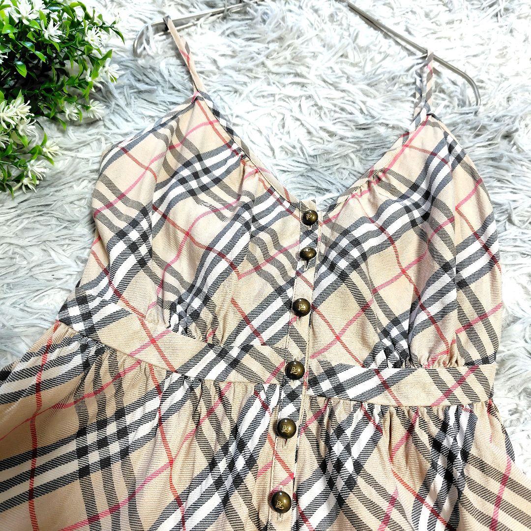 BURBERRY バーバリーブルーレーベル　ノバチェックキャミソール 　Y2K