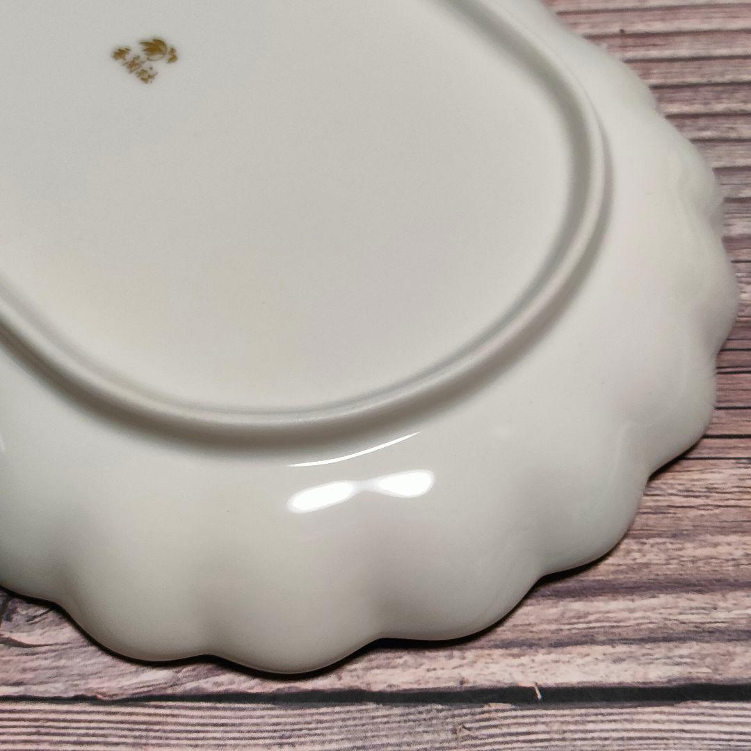 希少品 香蘭社 中皿/大皿 薔薇 ローズ バラ柄 新品未使用