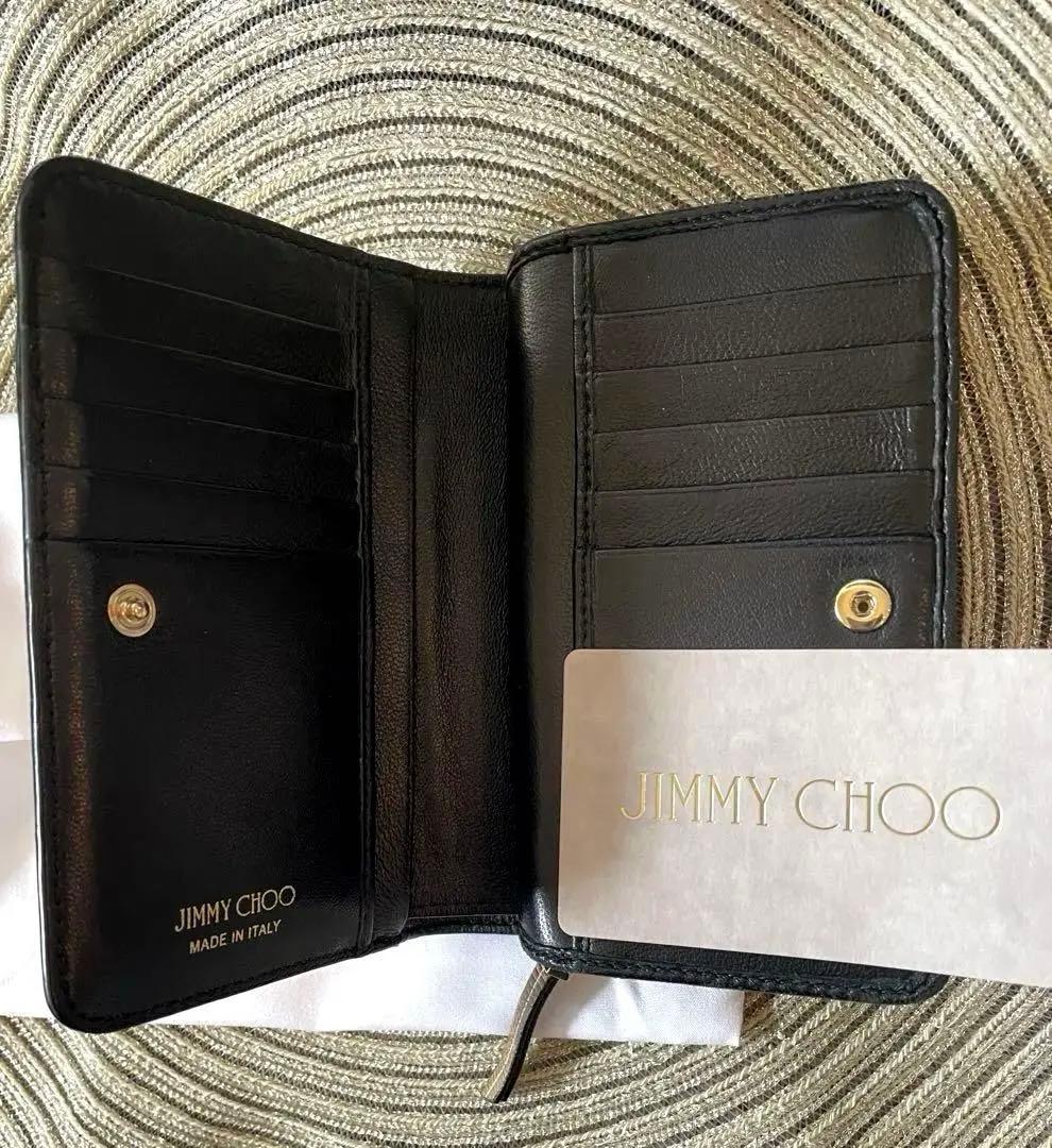 JIMMY CHOO 二つ折　財布　折財布　専用袋付