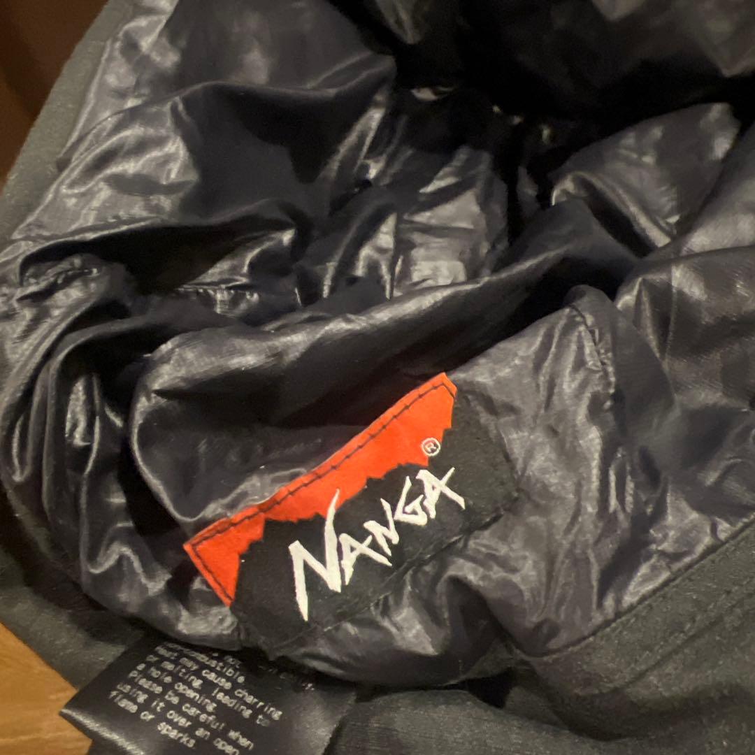NANGA ブラック フライトキャップ サイズF
