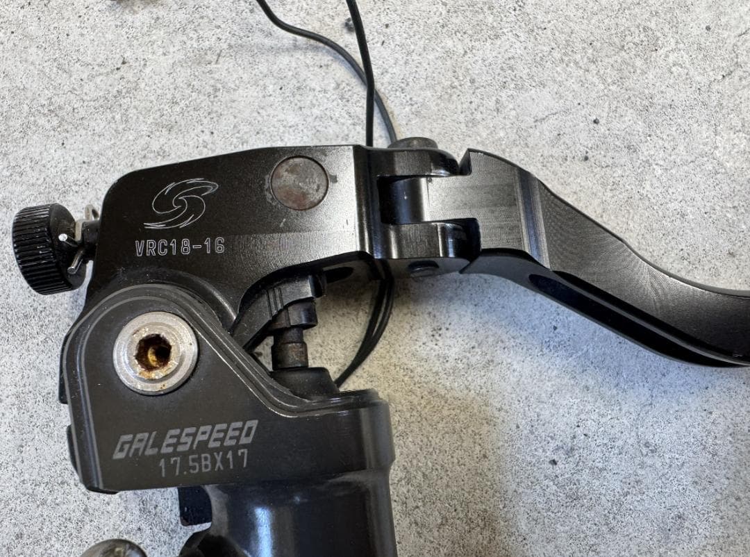 【中古】GALE SPEED VRC ラジアルマスターシリンダー φ17.5