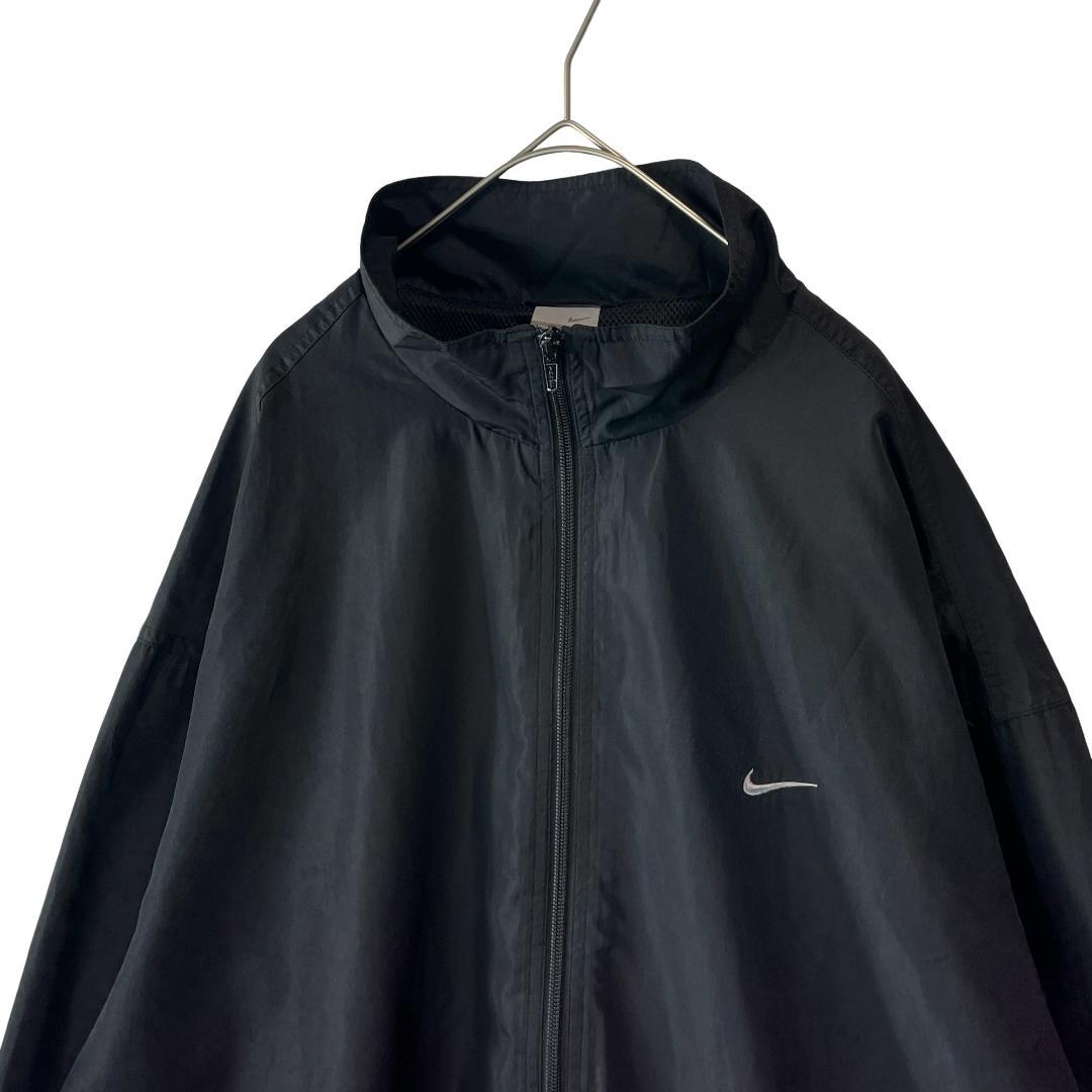 ビッグサイズ 00sY2K NIKE ナイキ ジップアップジャケット 黒 3XL