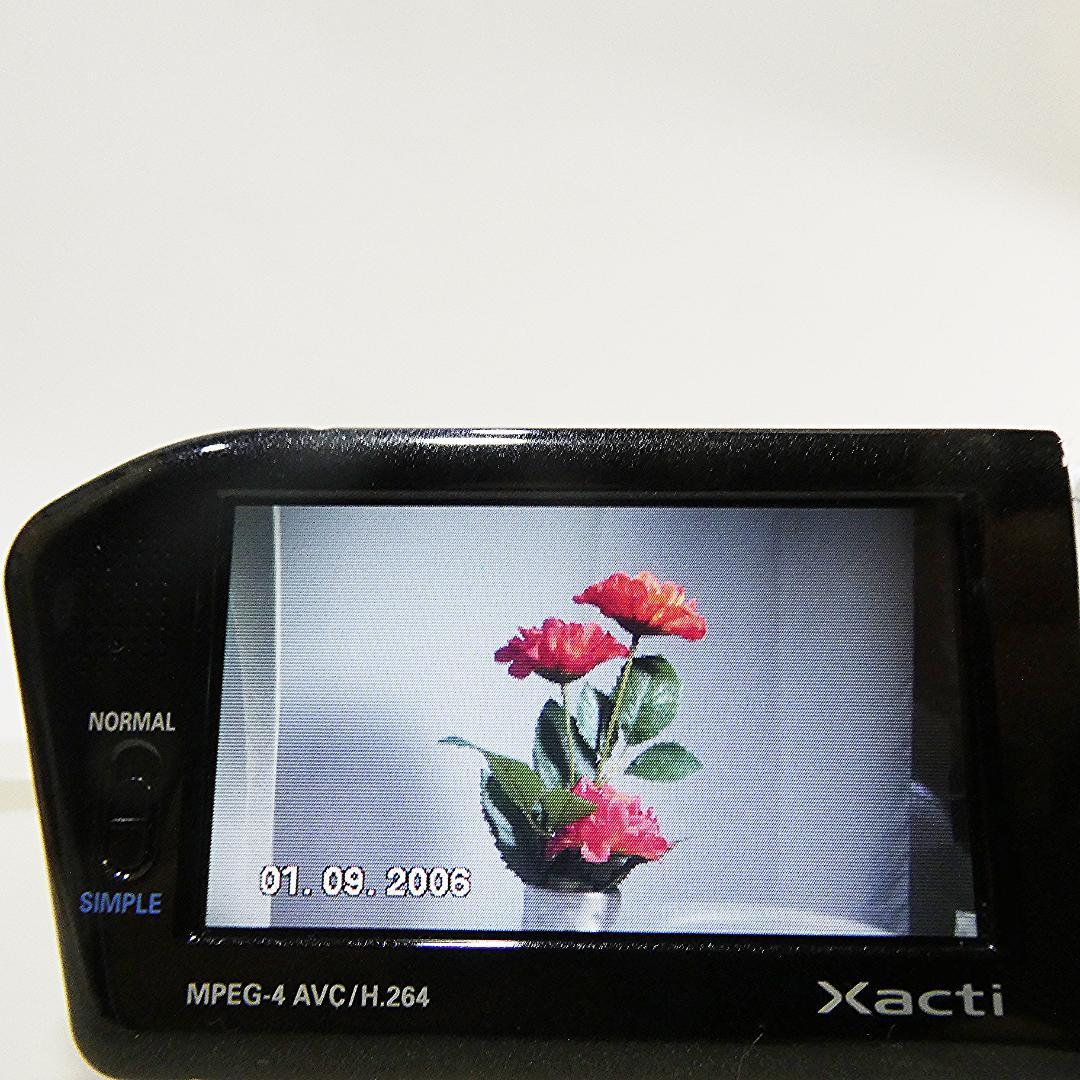 動作良好 SANYO Xacti DMX-HD1000 デジタルビデオカメラ