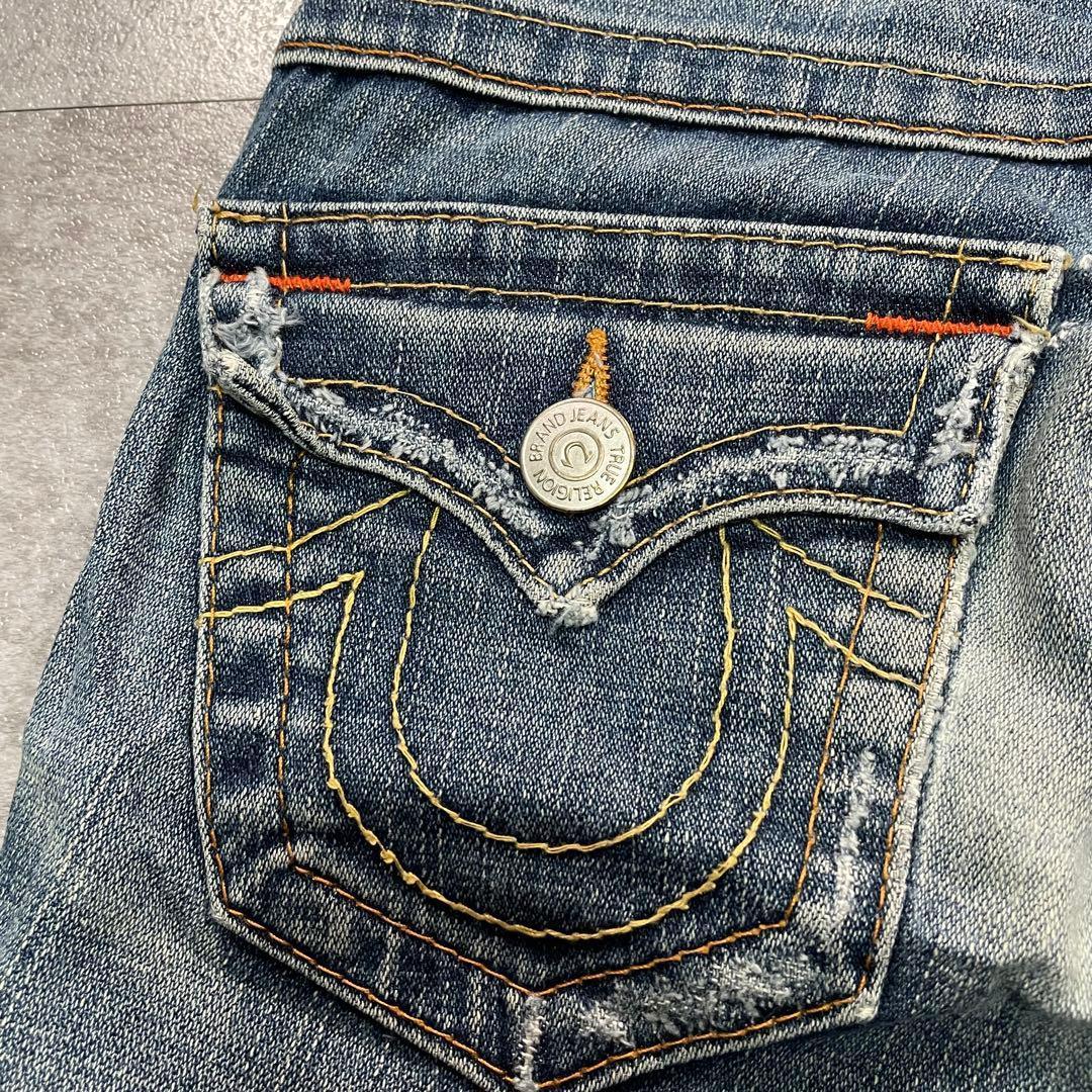 00s TRUE RELIGION USA製 フレアジーンズ y2k 平成ギャル
