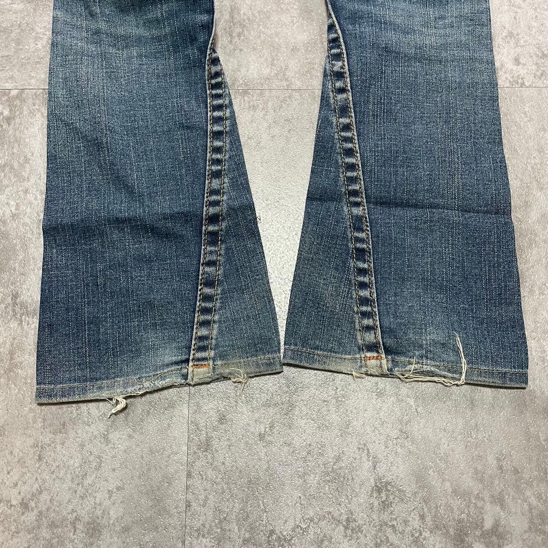 00s TRUE RELIGION USA製 フレアジーンズ y2k 平成ギャル