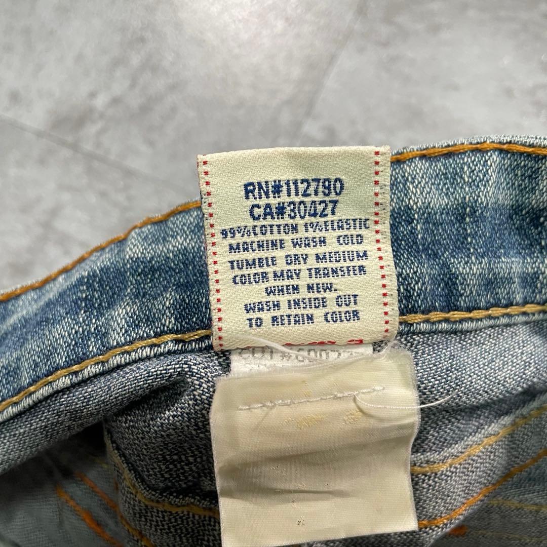 00s TRUE RELIGION USA製 フレアジーンズ y2k 平成ギャル