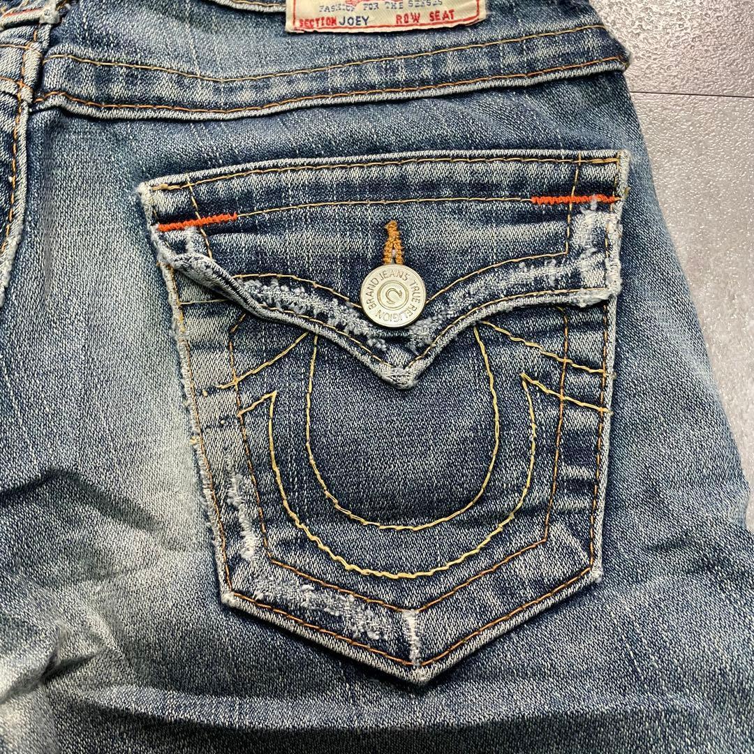 00s TRUE RELIGION USA製 フレアジーンズ y2k 平成ギャル