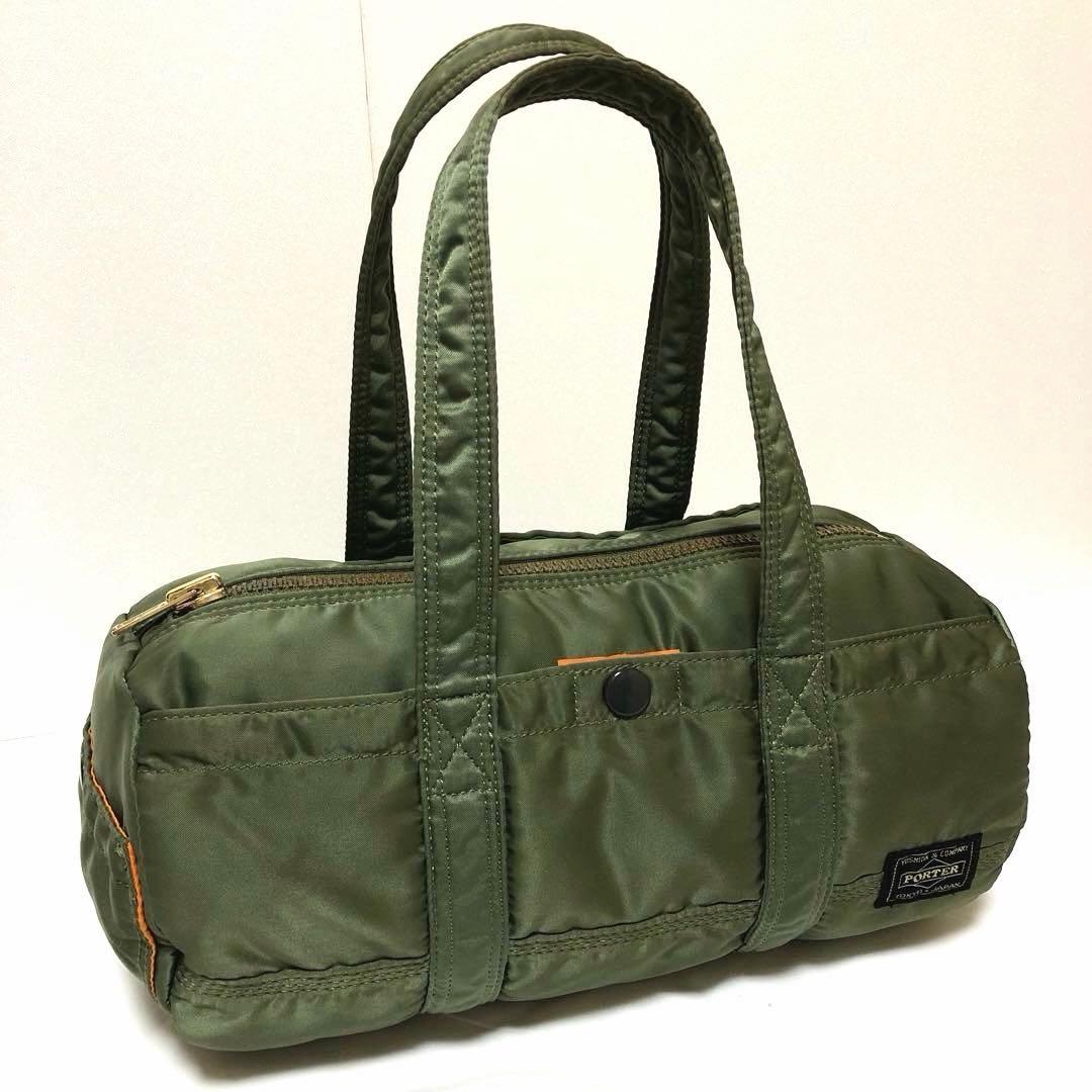 超美品✨希少 ポータータンカー ダッフル ミニボストンバッグSセージ 吉田カバン