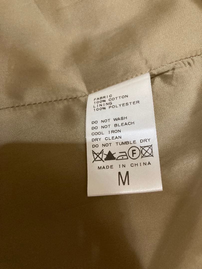 新品未使用　ジャーナルスタンダード　定番ベージュトレンチコート　裏地付き　M