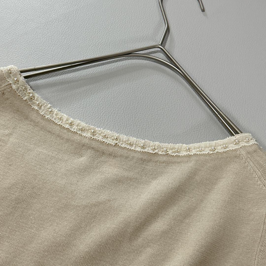 FRANCO FERRARO 花柄刺繍 ニット カーディガン アンサンブル