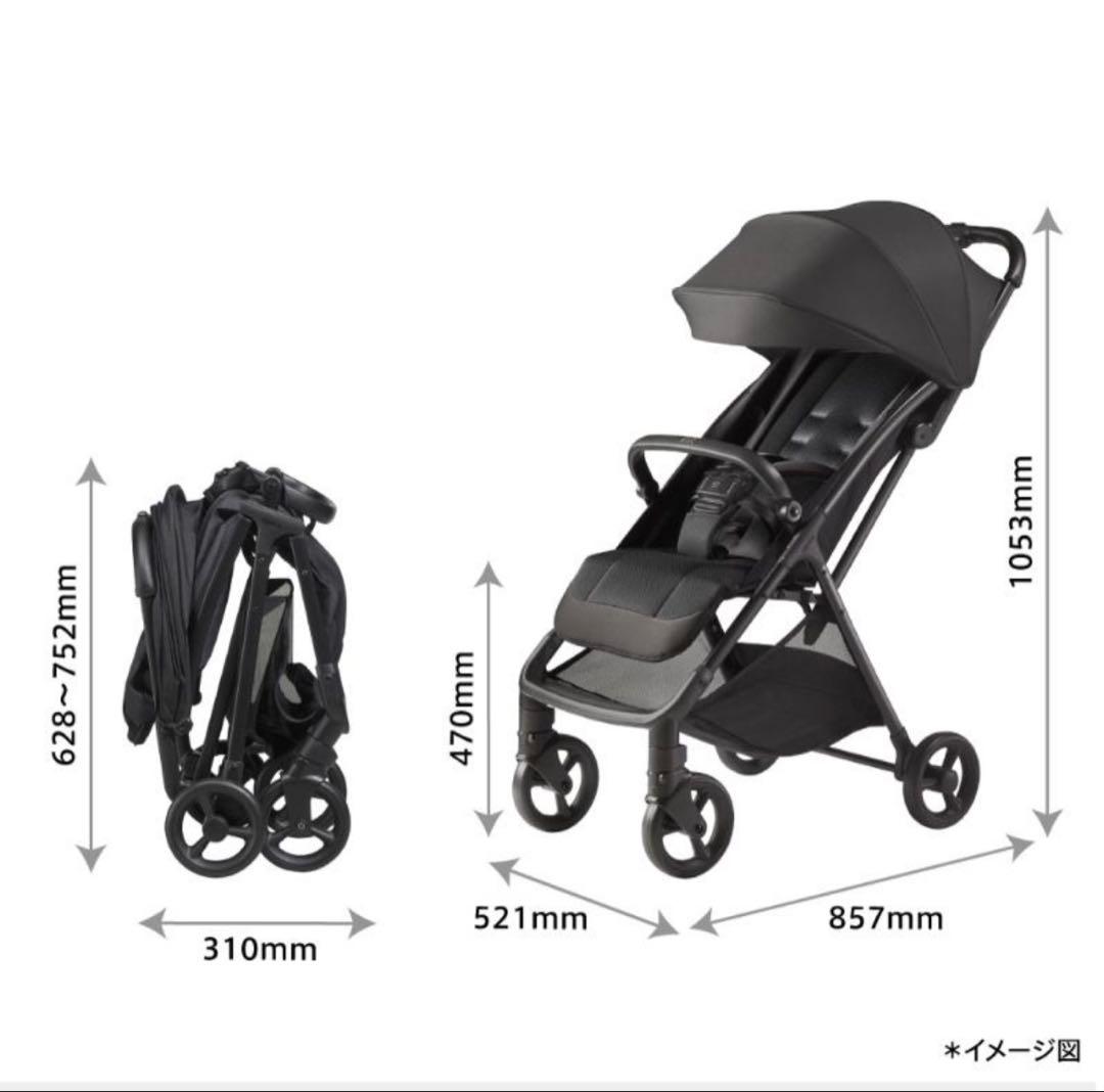 【新品未使用】アップリカ ヴィット ベビーカー Aprica Viit ブラック