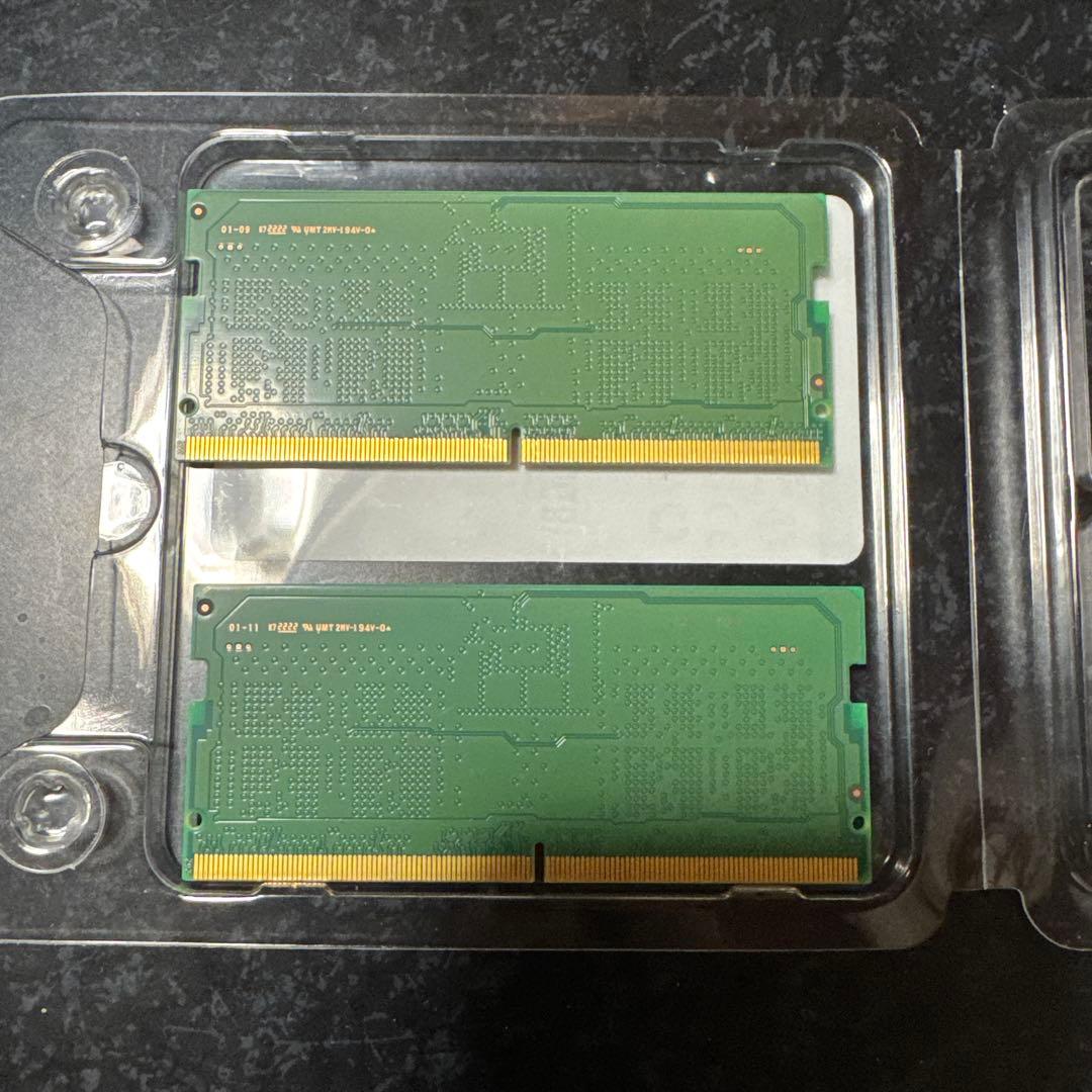DDR5-4800 16GB SAMSUNG メモリー 8GBx2枚