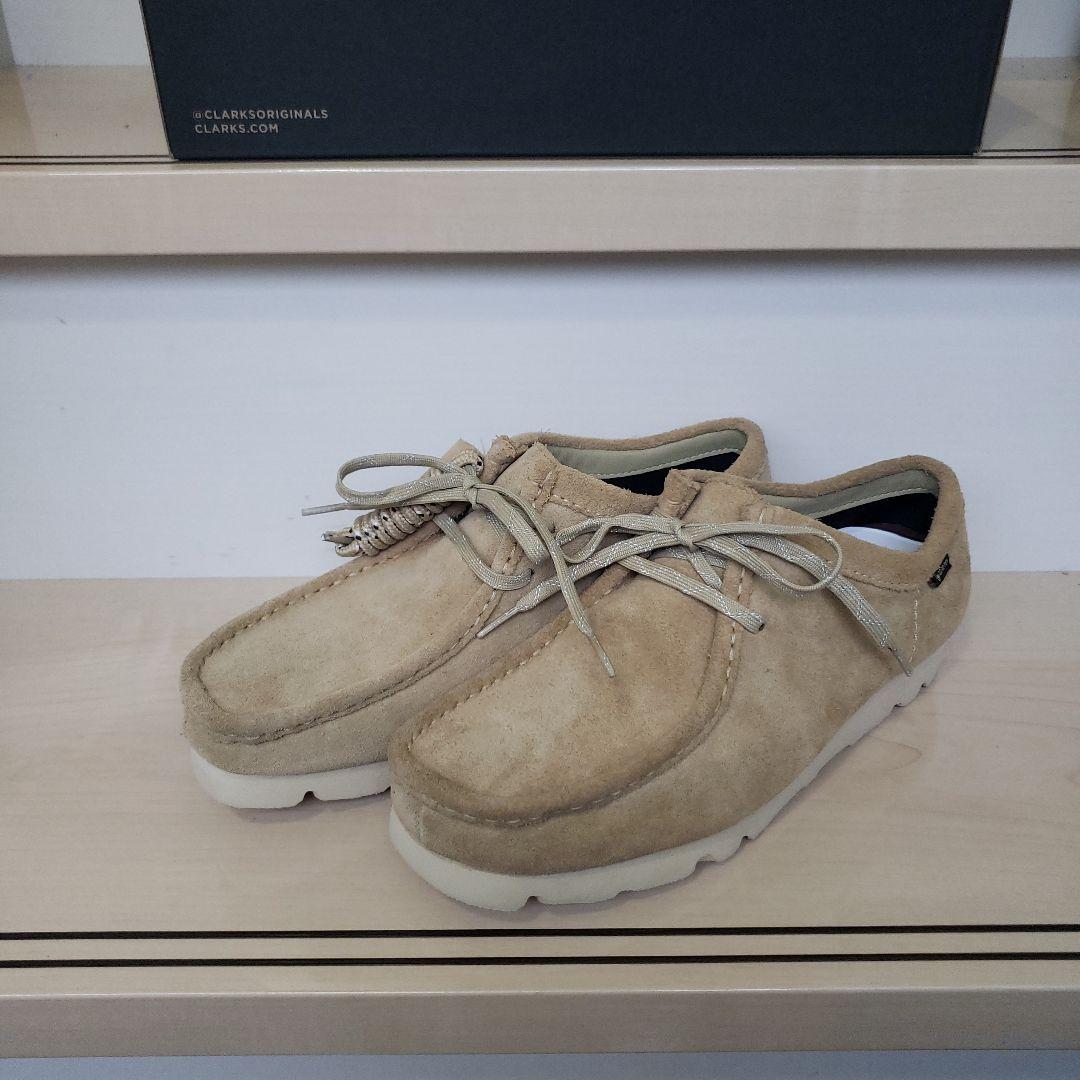 未使用 Clarks Wallabee GTX 箱付 UK8 クラークス