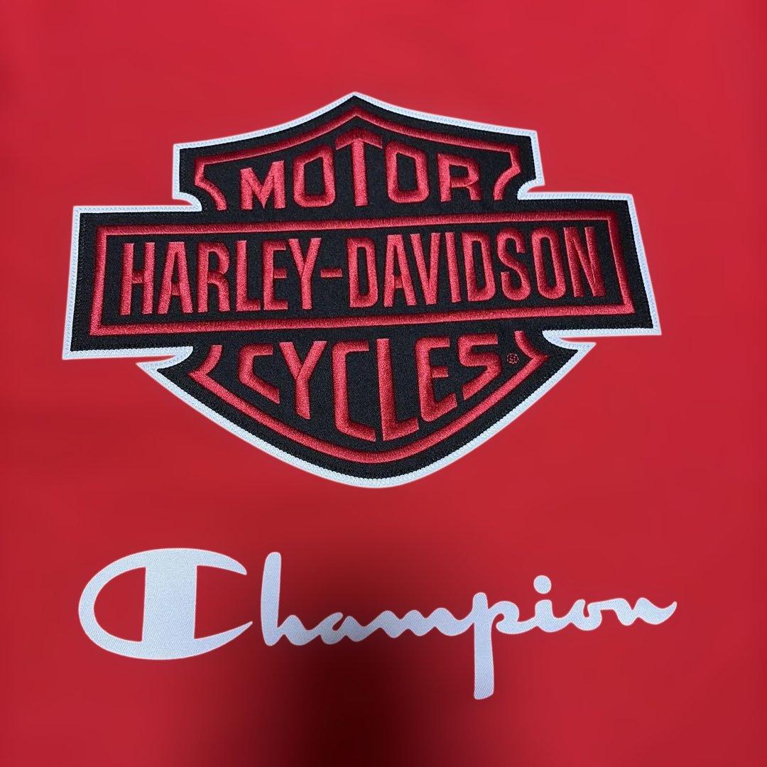 Harley-Davidson Champion Tシャツ 赤 L