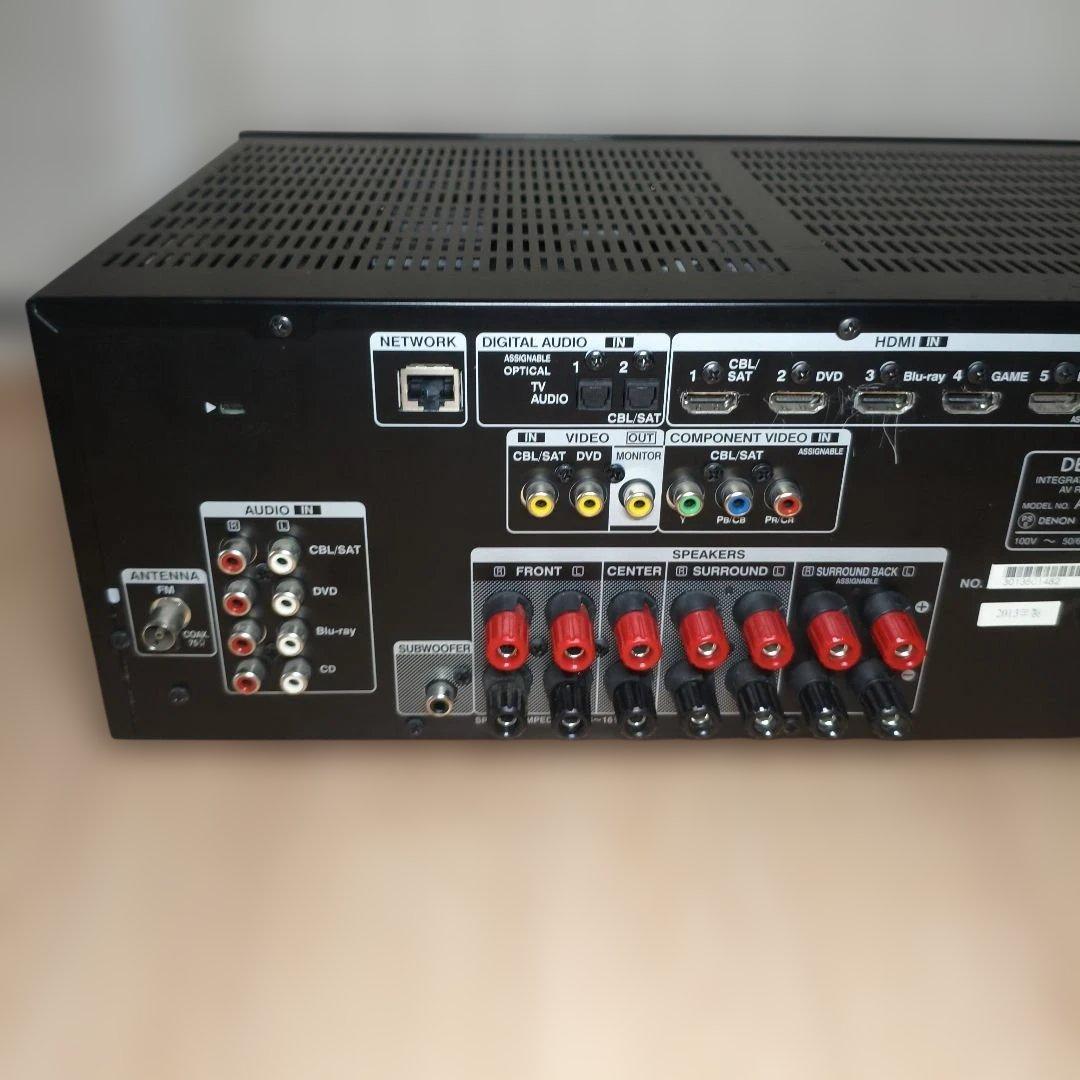 DENON 7.1chAVアンプ AVR-2113-K ブラック