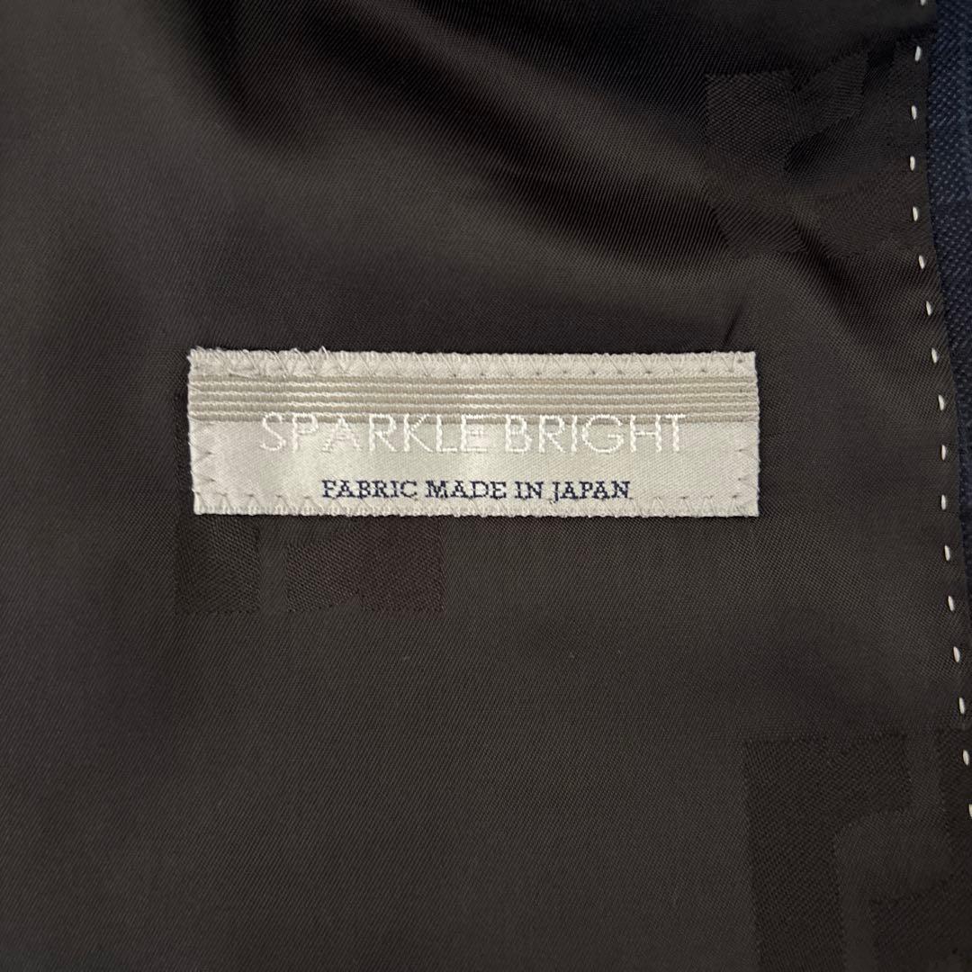 renoma HOMME レノマ　ネイビー スーツ　AB5 チェック
