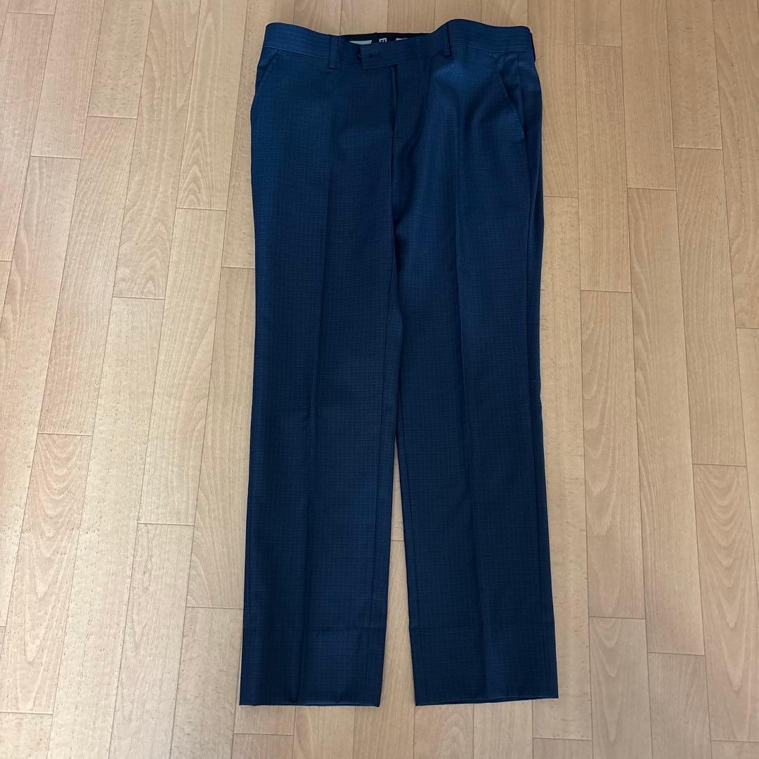renoma HOMME レノマ　ネイビー スーツ　AB5 チェック
