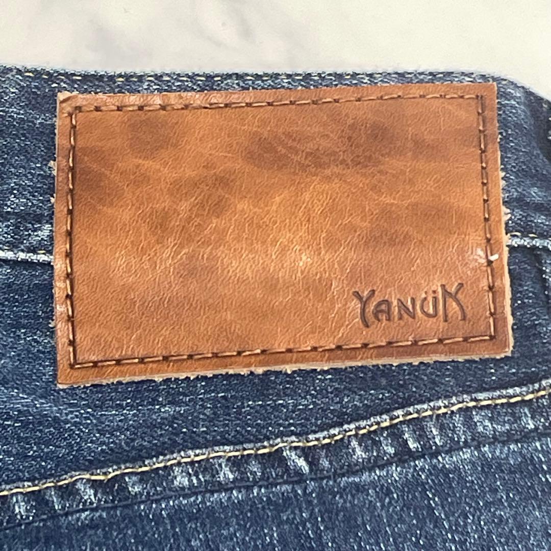 【美品】YANUK LOUISE PREMIUM2 ストレートデニムパンツ 23