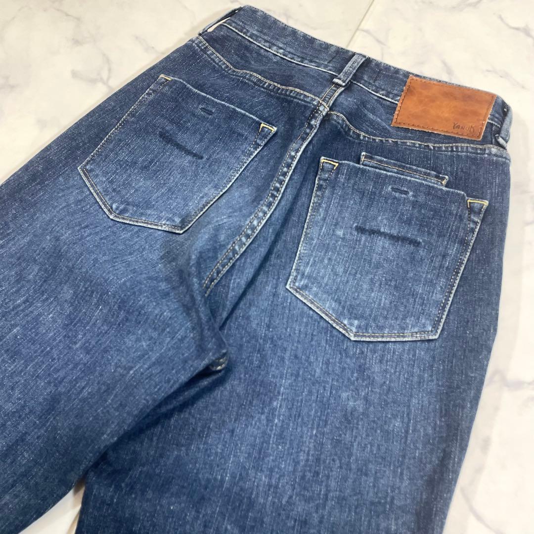 【美品】YANUK LOUISE PREMIUM2 ストレートデニムパンツ 23