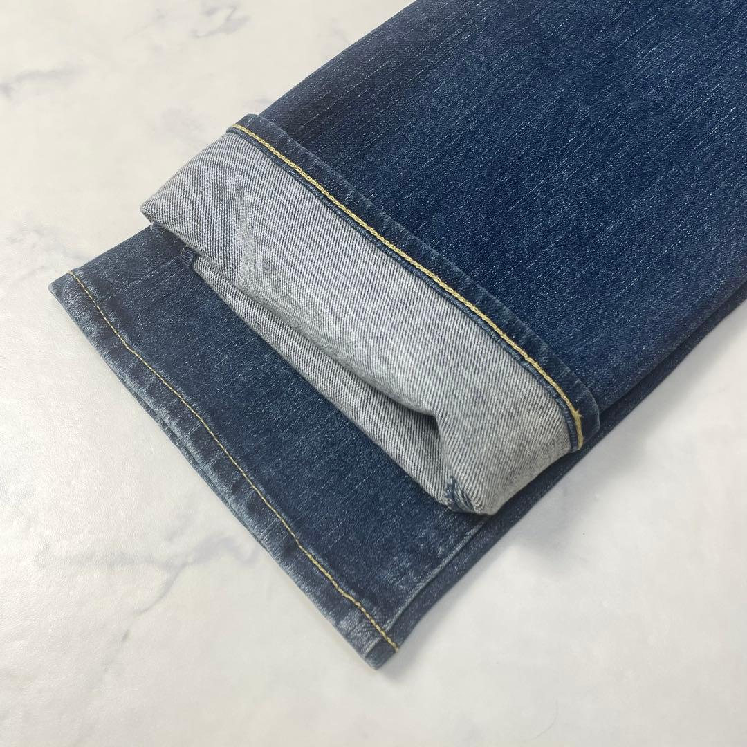 【美品】YANUK LOUISE PREMIUM2 ストレートデニムパンツ 23