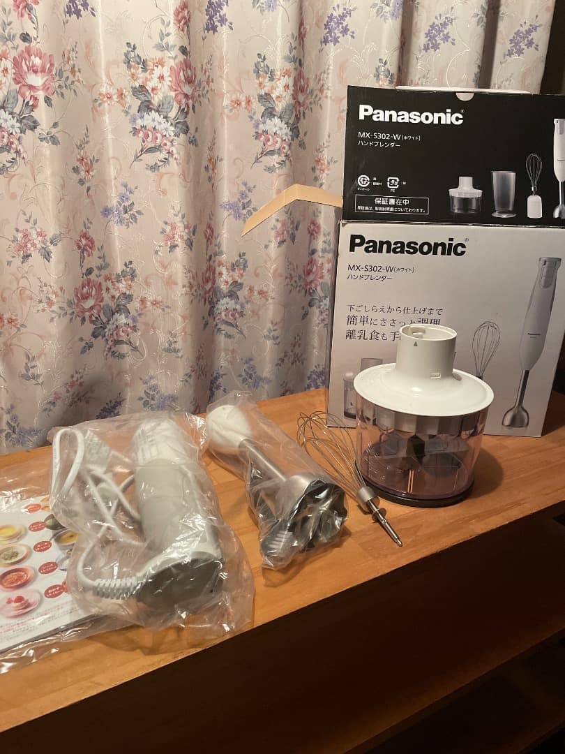 Panasonic MX-S302-W ハンドブレンダー　7750