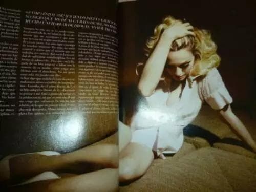 マドンナ 表紙 + 特集　ELLE Spain (2008)　スペイン雑誌