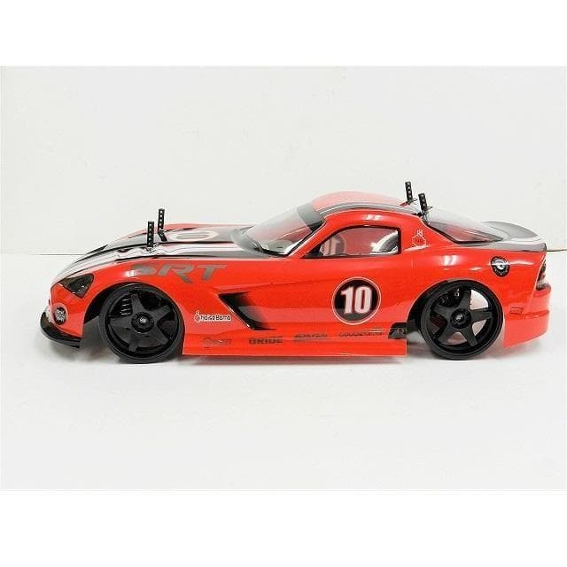 ターボ機能付 1/10 ドリフトラジコンカー D001 赤 ◎バッテリーセット