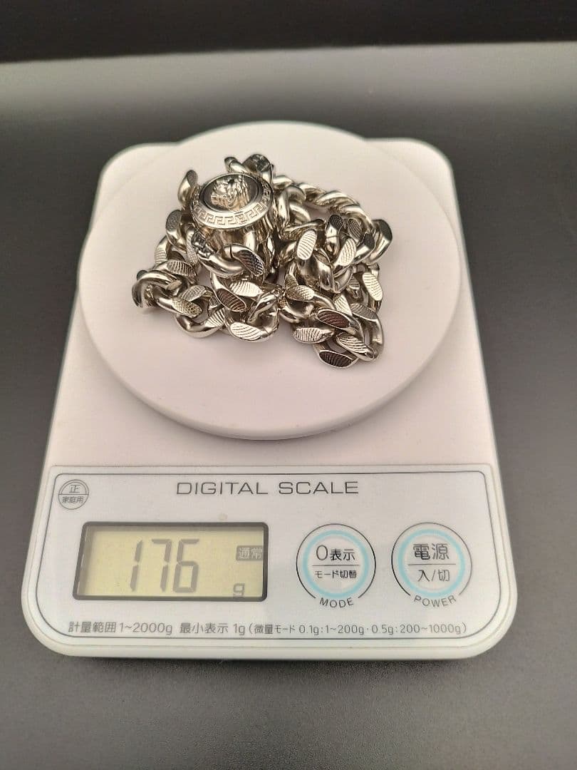 ヴェルサーチ ネックレス 極太 メデューサ 喜平 良品 アクセサリー