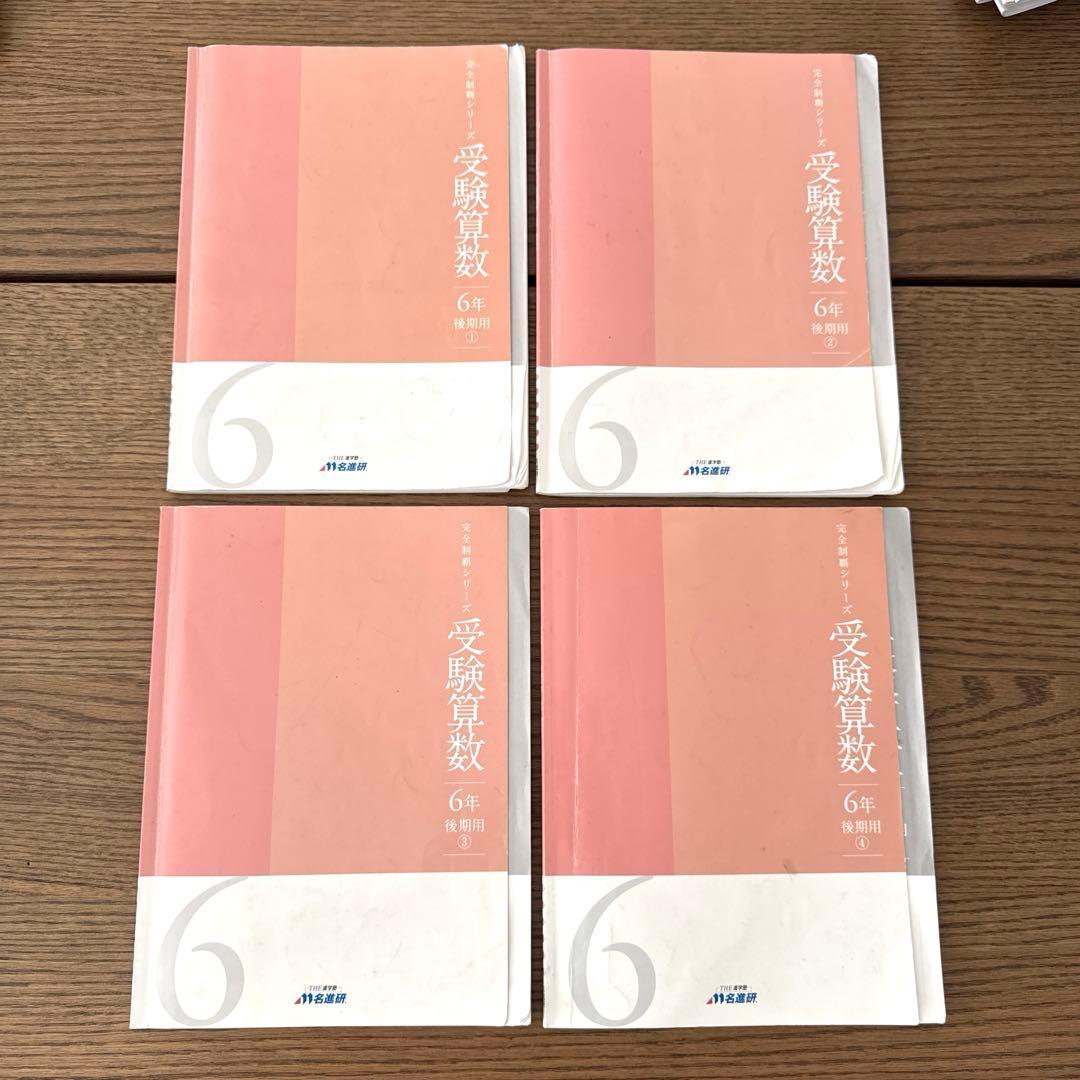名進研　完全制覇　受験国語　受験算数　受験理科　受験社会　6年　中学受験　22冊