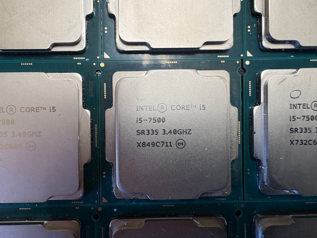 中古 Intel CPU 7世代Core i5 26個セット