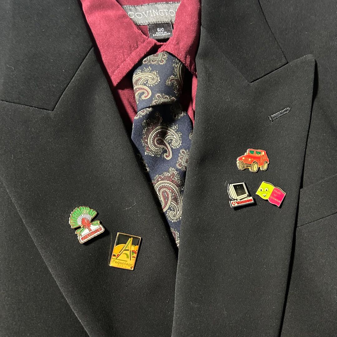 （NA）ヴィンテージ ダブル セットアップ ピンバッジ パレード 入学式 卒業式