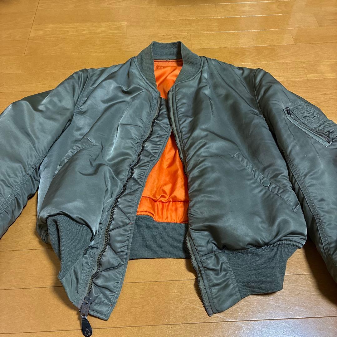 1967年製 実物 USAF オリジナル MA-1 ALPHA 製 LARGE