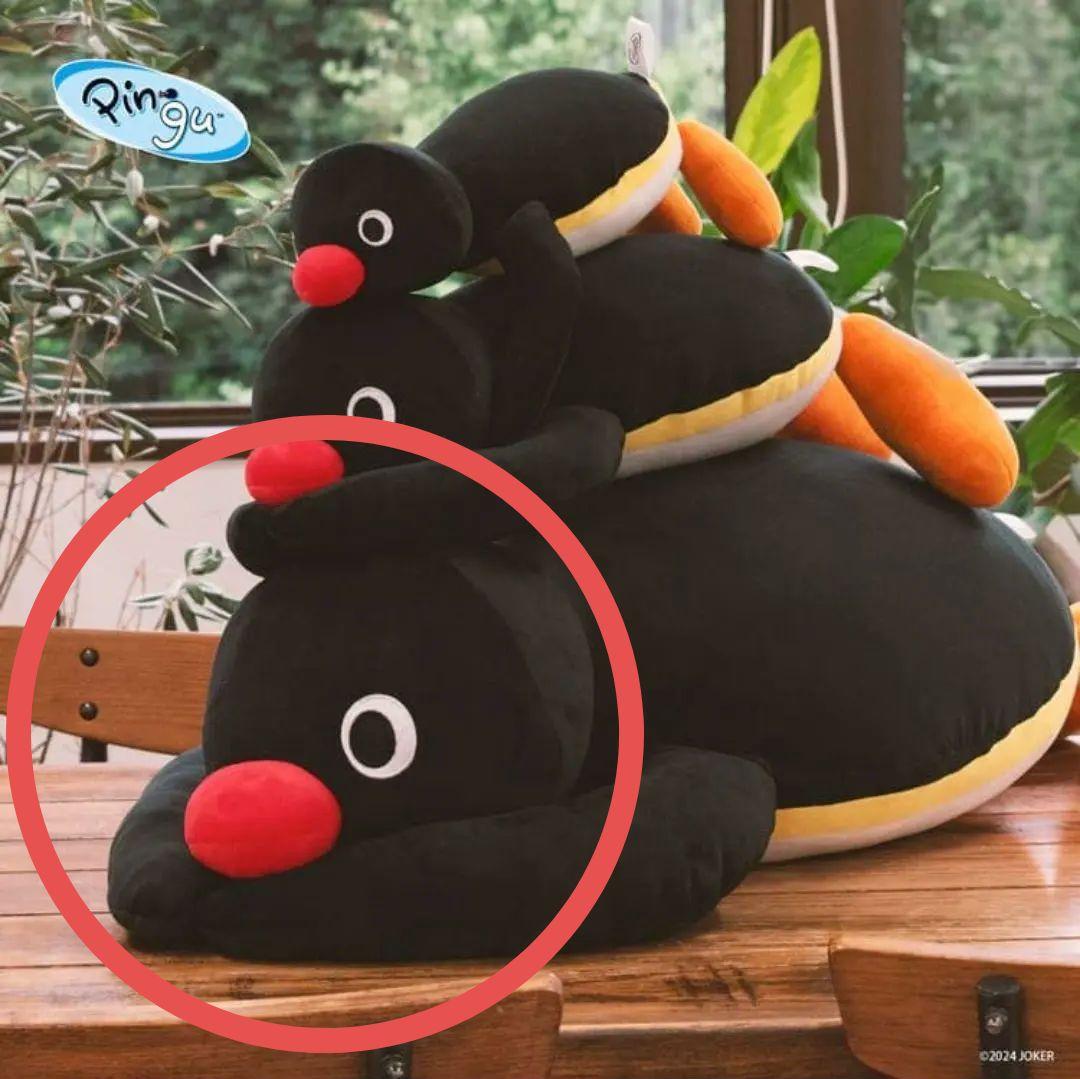 ピングー　ぬいぐるみくじ　一等　Ｌサイズ