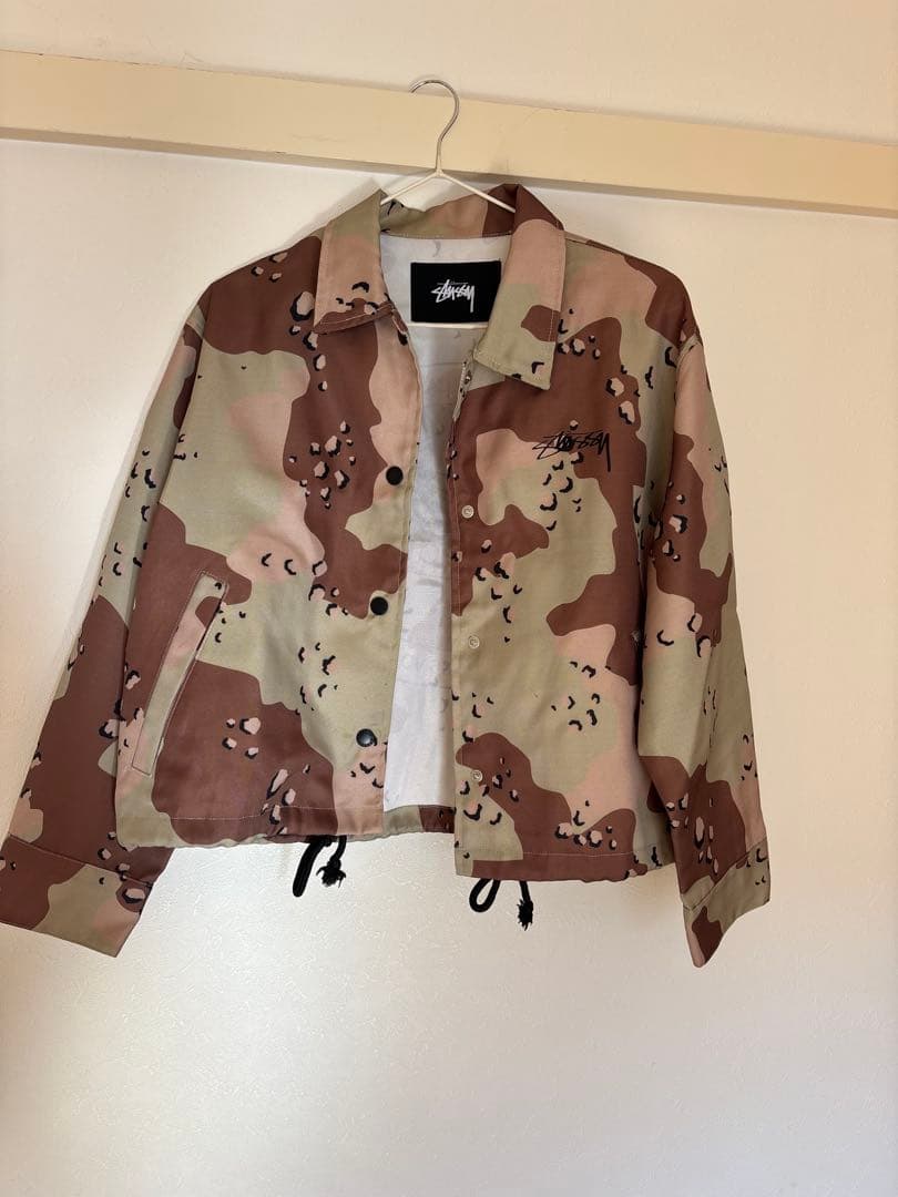 Stussy カモフラージュ クロップドジャケット