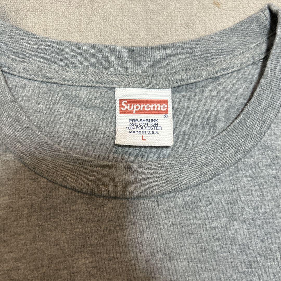 シュプリーム　supreme フォトT ナズ　L グレー 美品
