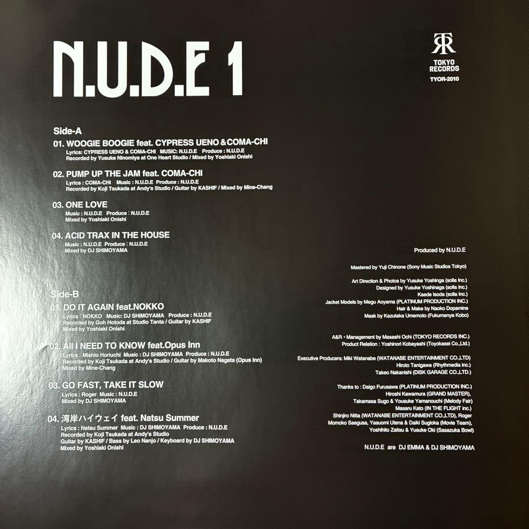 N.U.D.E (DJ EMMA & DJ SHIMOYAMA)廃盤レコード