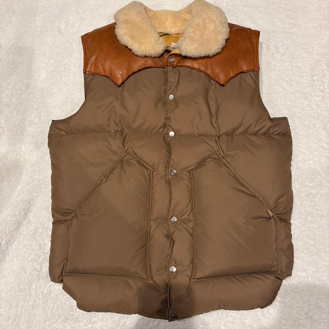 スコスコ 　70s〜　ロッキーマウンテン　ダウンベスト　40サイズ　高配色