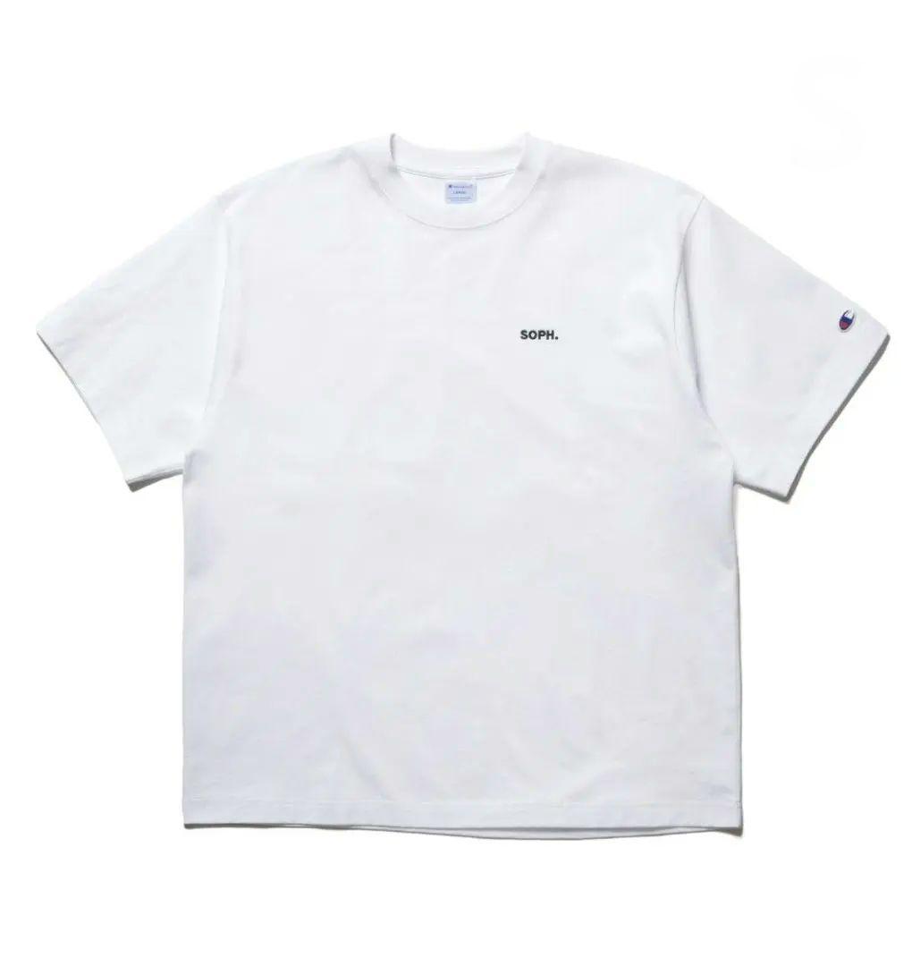 新品 25ss SOPH.× Champion BASIC TEE ホワイト S