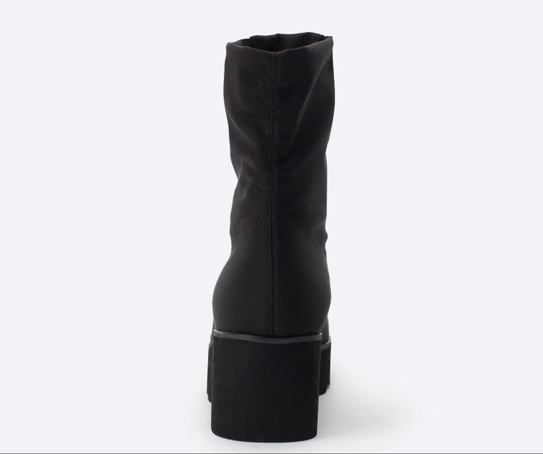《ヒルズアベニュー》ストレッチブーツ 22.5cm ブラック