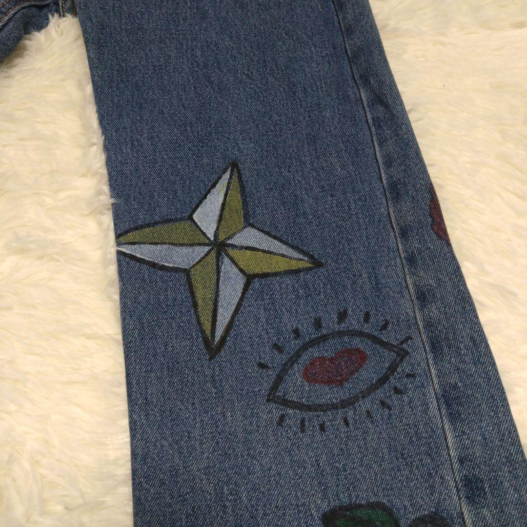 Vintage リーバイス 505　落書き　デニム　itimi　cityshop