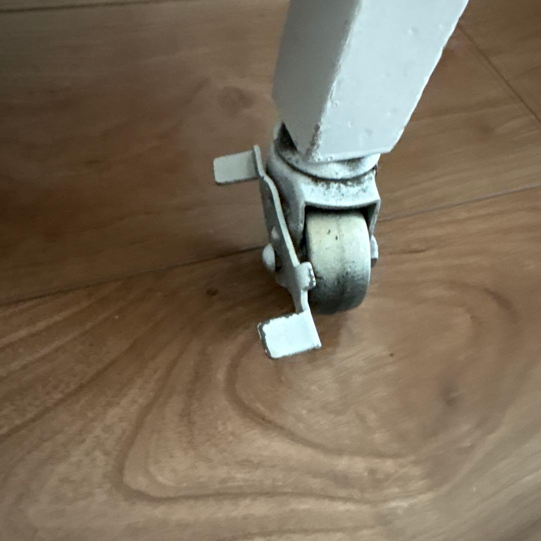 ホワイトペイント 戸棚引き出し レトロ