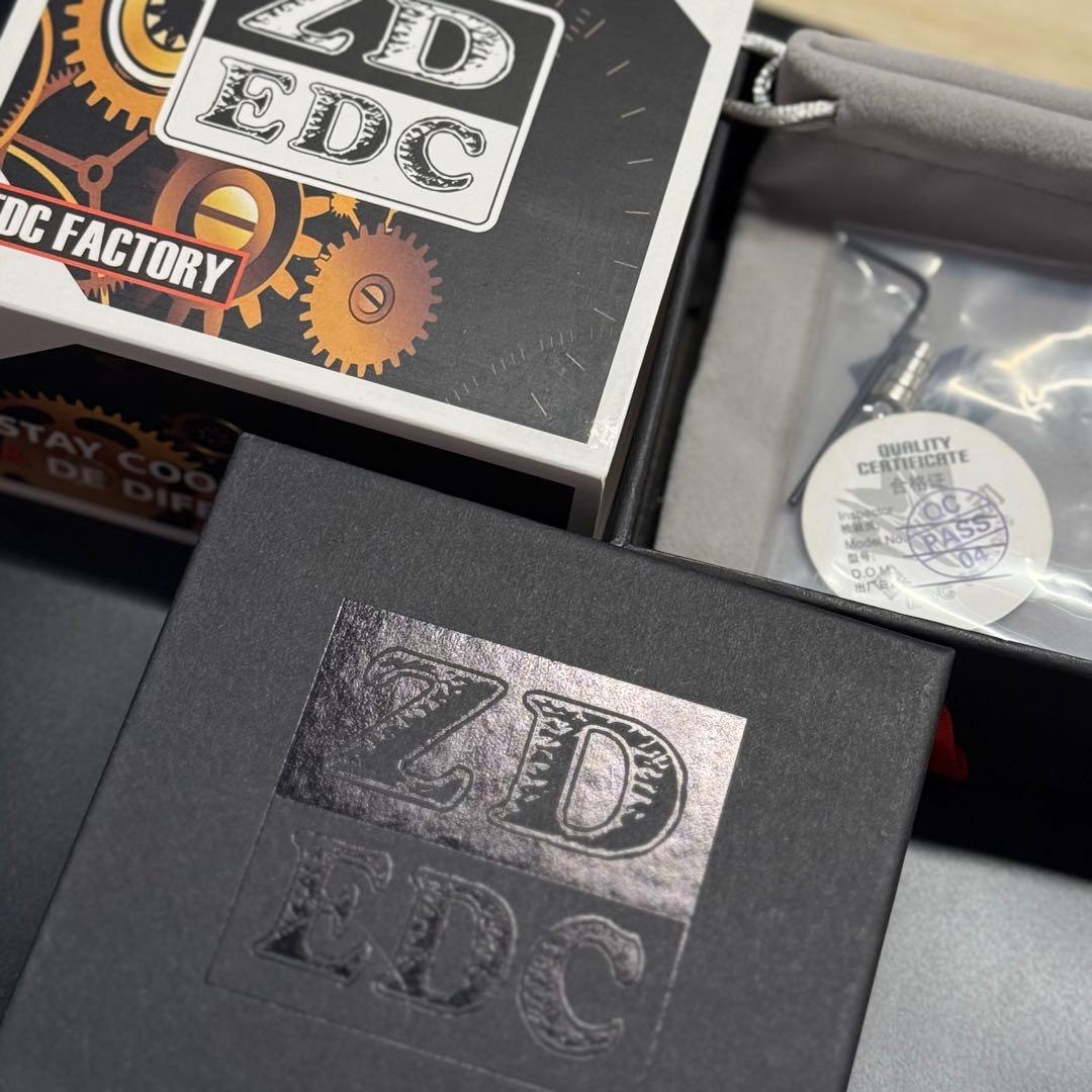 「正規品」ZD EDC フィジェットトイ　無限位音叉　Ti製