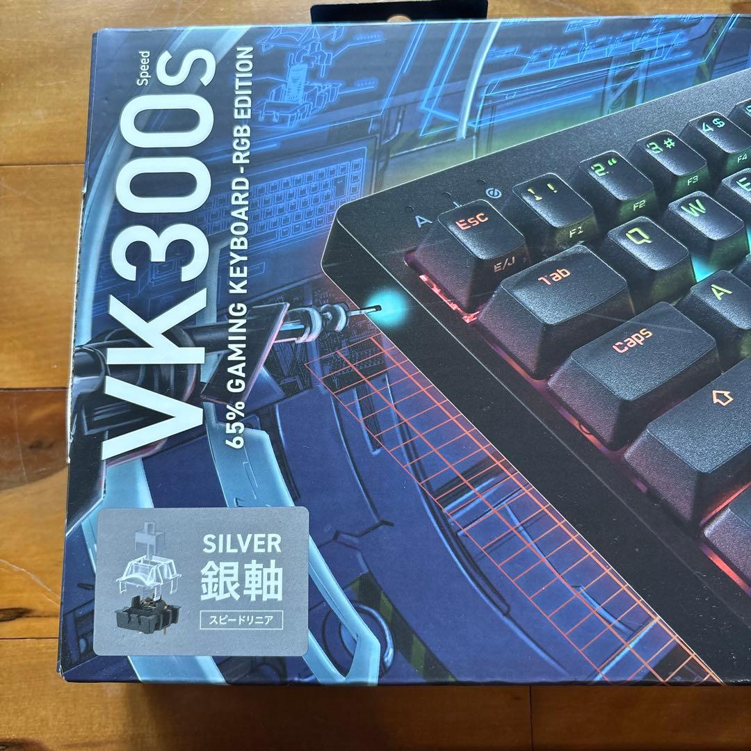 エレコム　vk300s TKL 65% ゲーミングキーボード