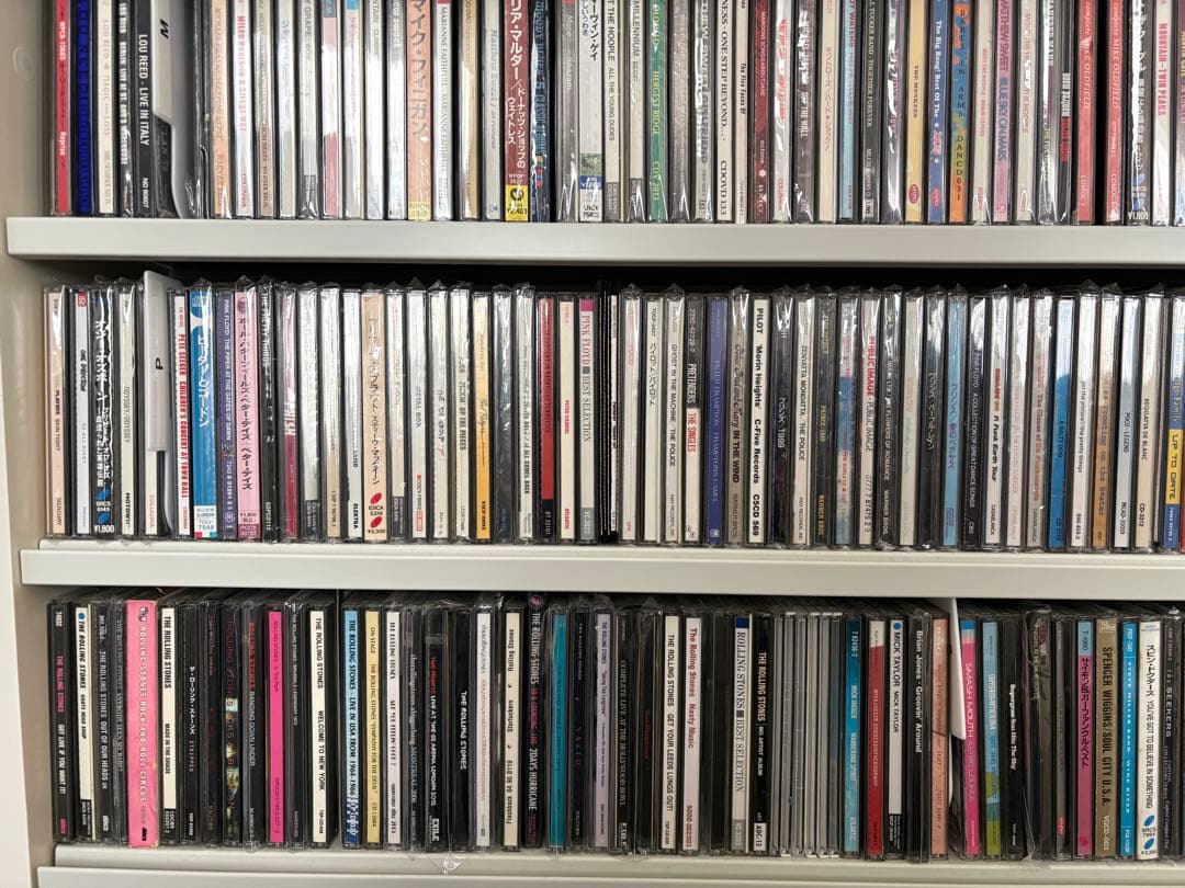 洋楽CDセット　棚付き　1500枚程度