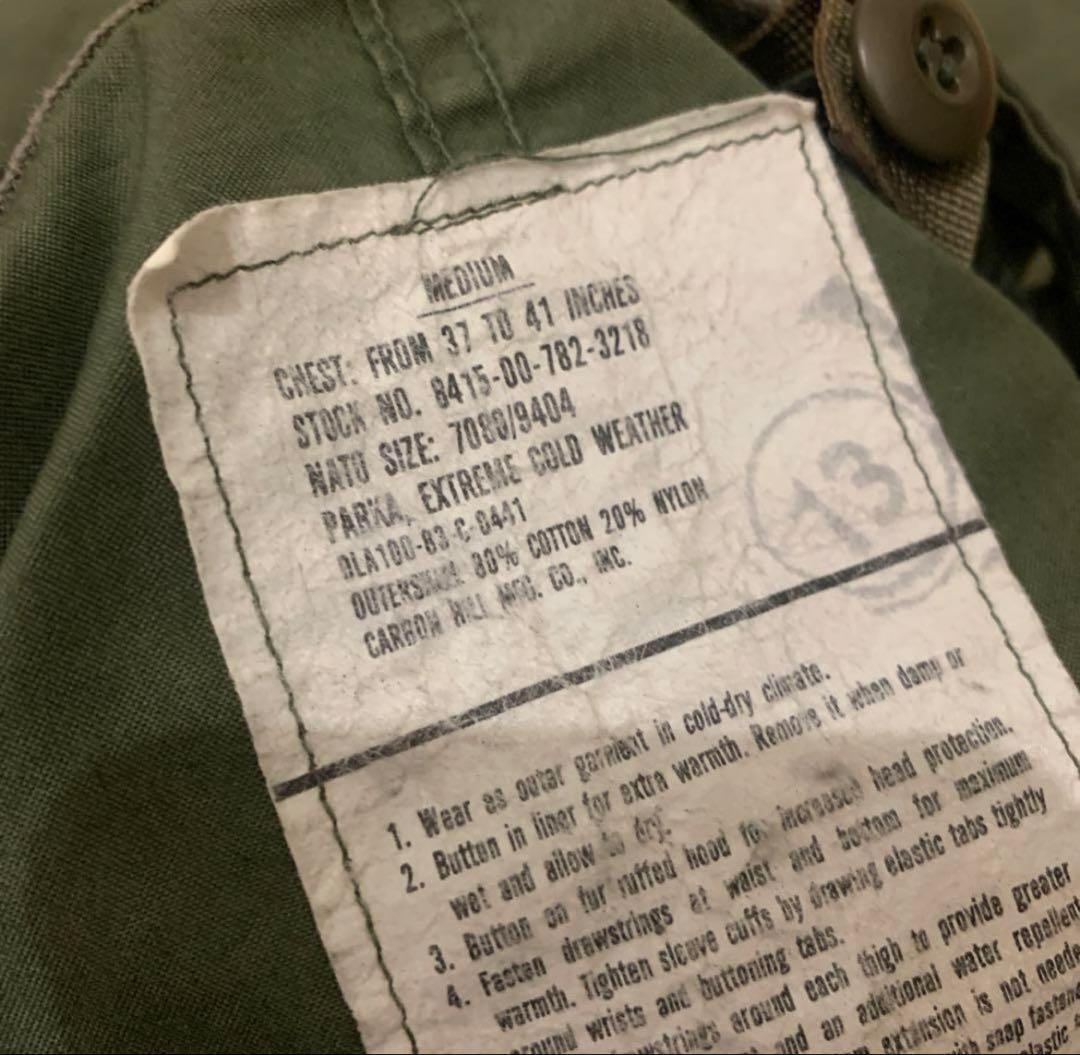 80s USARMY M-65 PARKA フィッシュテールパーカー　モッズ　M