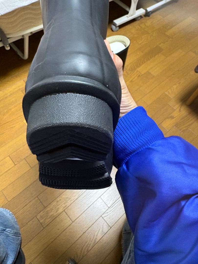 HUNTER ハンター ブラック ロングレインブーツ UK 5(24cm)