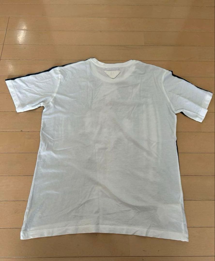 PRADA Tシャツ モデルグラフィック 黒　XL プラダ