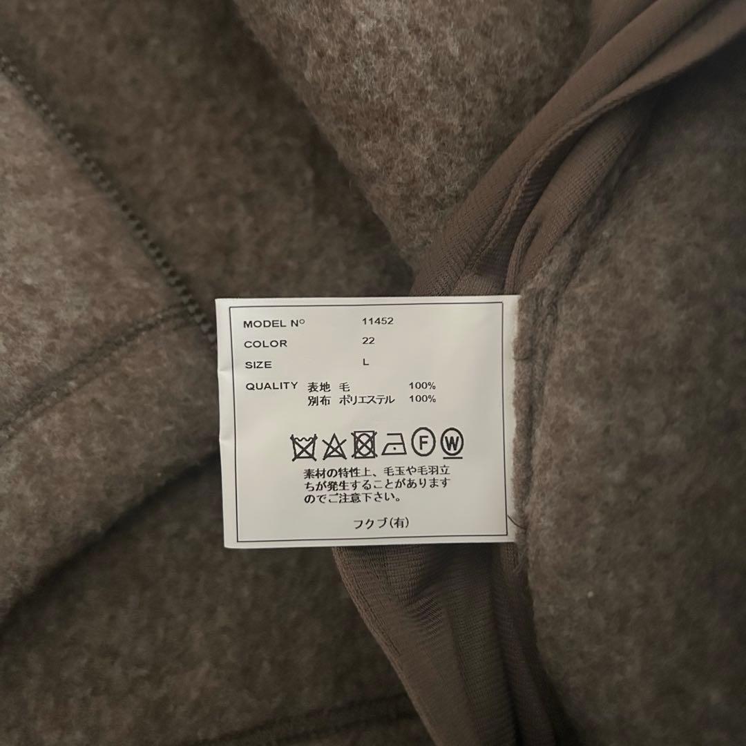 【新品試着のみ】YAECA ウールフリースベスト ユニセックス Lサイズ